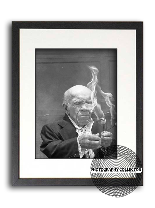 Trick Trunk - Pete Terhurne "Poohbah" The Fire Eating Dwarf (Print To Order) Photograph framed © Nicholas A Price All Rights Reserved