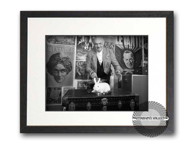 Trick Trunk - Magician Dick Johnson The Magic Bunny (Print To Order) Framed - Photograph© Nicholas A Price All Rights Reserved