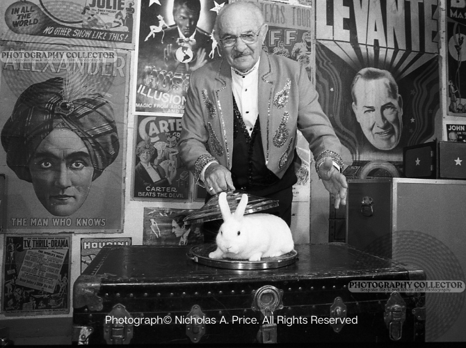 Trick Trunk - Magician Dick Johnson The Magic Bunny (Print To Order) Unframed -  Photograph© Nicholas A Price All Rights Reserved