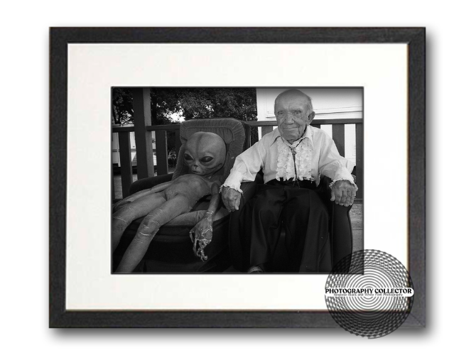Trick Trunk - Pete "Poobah" Terhurne & The Alien (Print To Order)- Framed Photograph© Nicholas A Price All Rights Reserved.