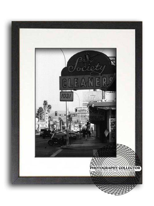 Vintage Vegas - SOCIETY CLEANERS 1031 (Print To Order) - Framed Photograph© Nicholas A Price All Rights Reserved.