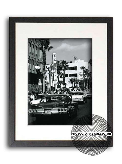 Vintage Vegas - DOWNTOWN LAS VEGAS BLVD  (Print To Order) - Framed Photograph© Nicholas A Price All Rights Reserved.