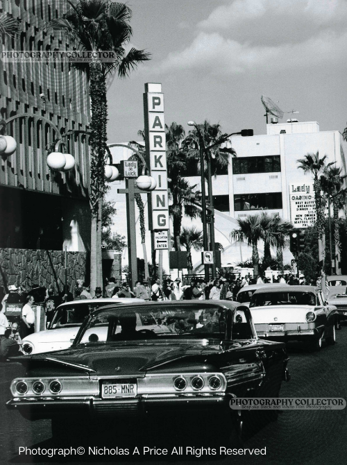 Vintage Vegas - DOWNTOWN LAS VEGAS BLVD (Print To Order) - Unframed Photograph© Nicholas A Price All Rights Reserved.