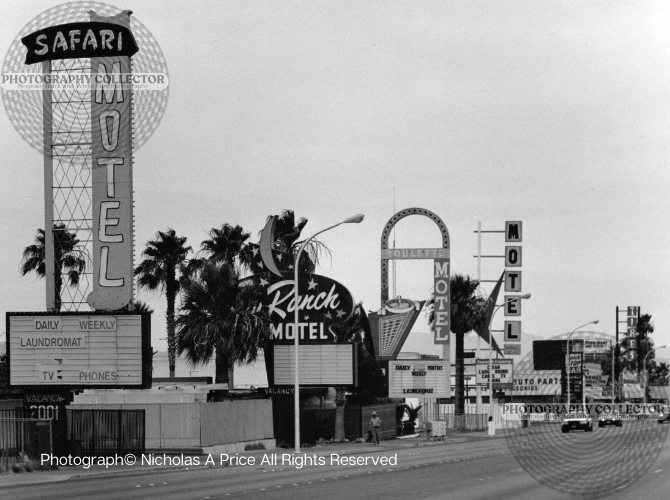 Vintage Vegas - SAFARI MOTEL (Print To Order) - Unframed Photograph© Nicholas A Price All Rights Reserved.